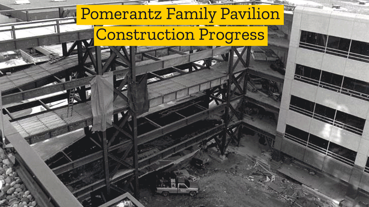 Pomerantz Family Pavilion progress and move in