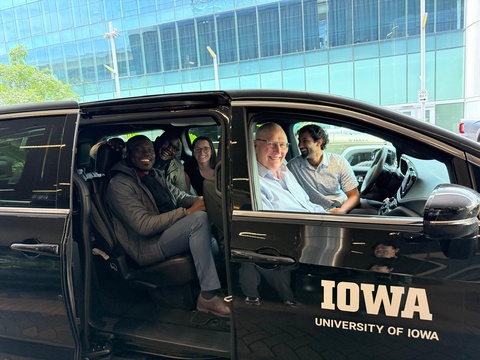 International guests in Chicago, Matharu Shriver