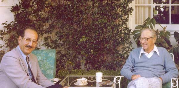 Dr. Armaly with Dr. Norman Nelson