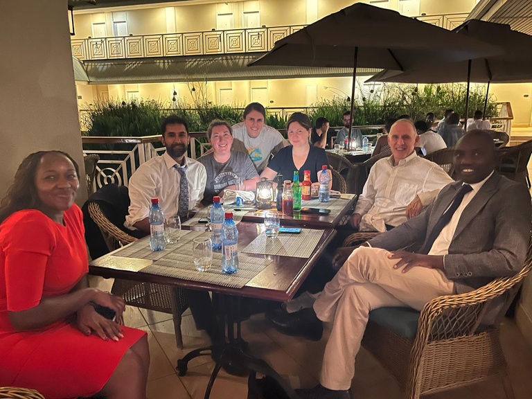 Group dinner on the first night