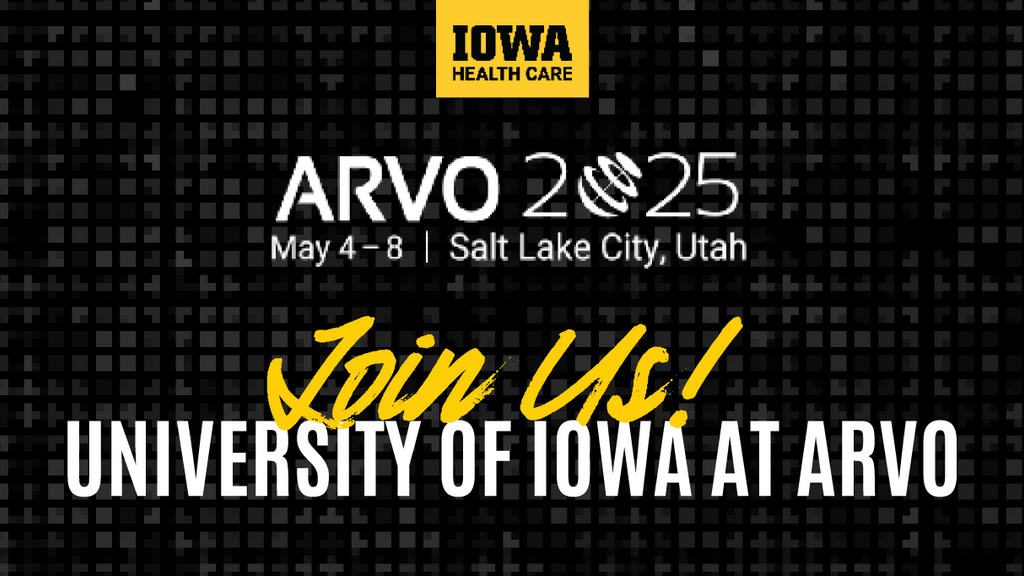 Join us at ARVO 2025 graphic